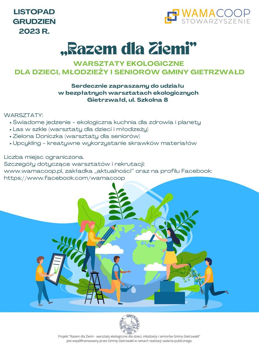 Plakat - Warsztaty Ekologiczne Gietrzwałd