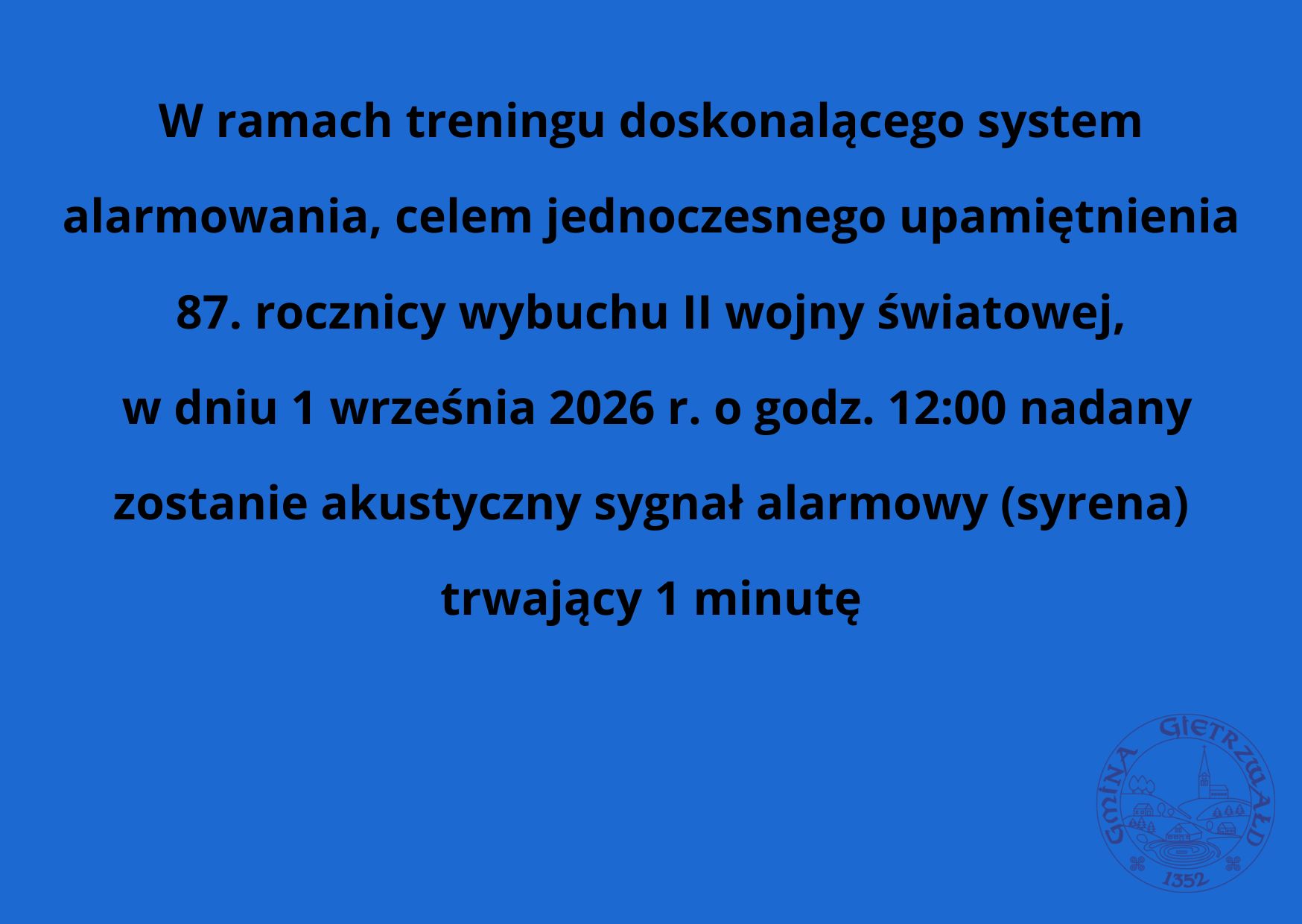 Artykuł: 87. rocznica wybuchy II wojny światowej